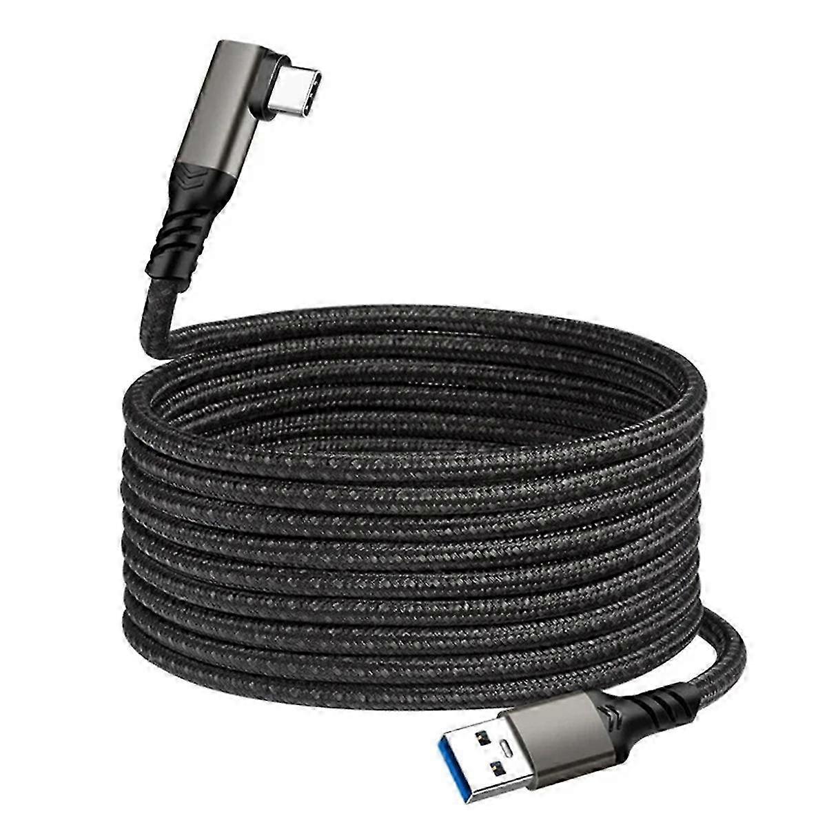 Link Cable for Quest 2 VR USB 3.2 Quick Charge Cables Data Transfer Fast Charges VR Headset Accessor