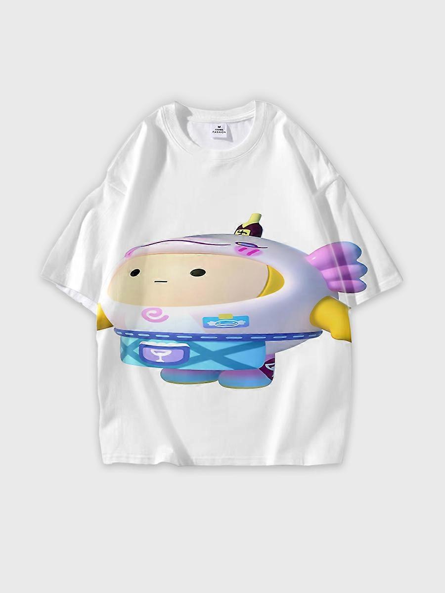 T-shirt round neck Pattern loose short sleeve JW1777