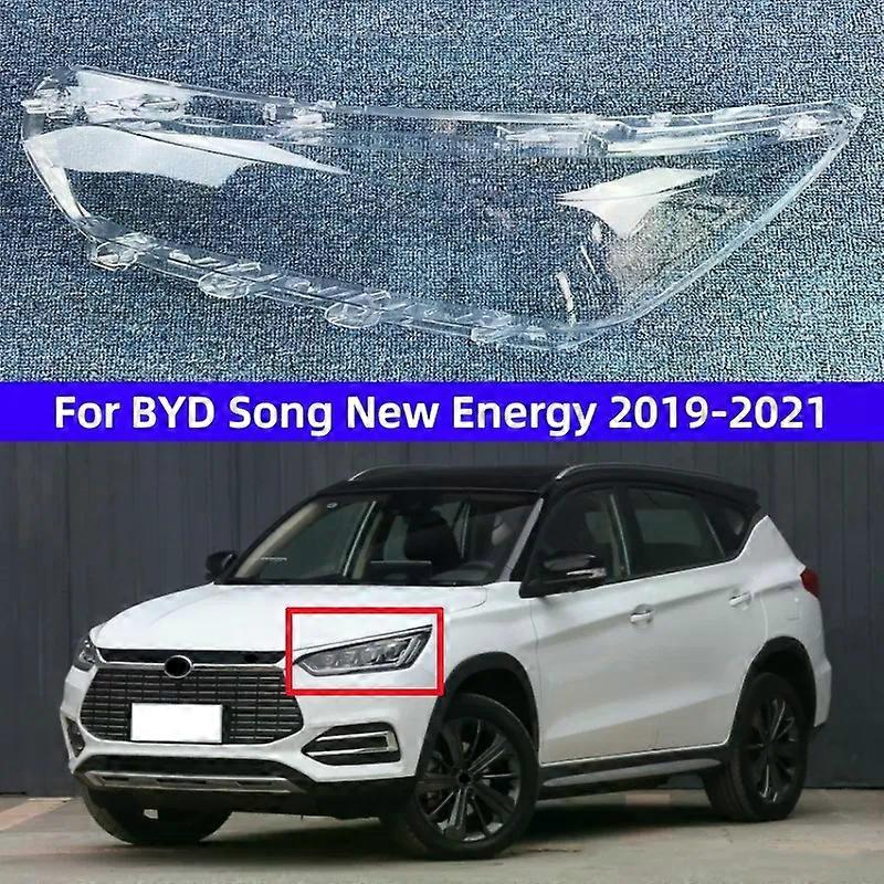 Für BYD Song New Energy 2019 2020 2021 Auto Zubehör Scheinwerfer Abdeckschirm Transparent Lampenschirm Lampenschale Linse-Links
