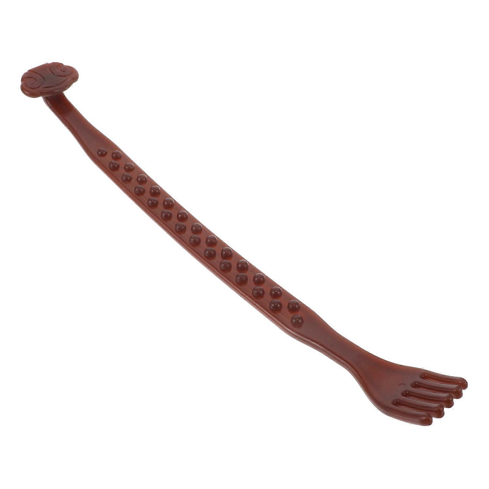 Self Back Massager Scratching Device For Travel Use Coffee 53.00X5.00X2.50CM 1Pack
