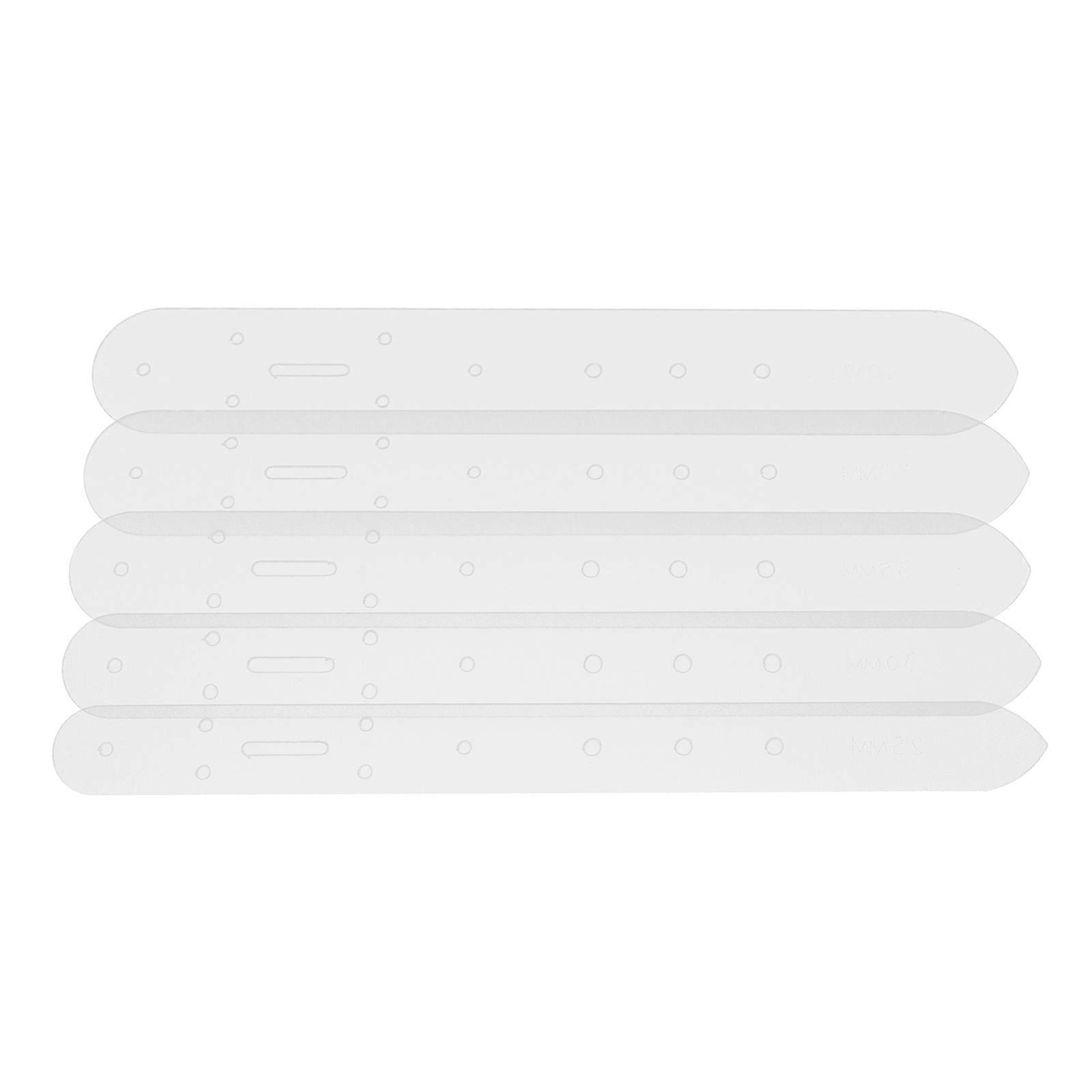 a polished product description for your **5pcs Belt Hole Punch Template Set**:
### **5PCS Belt Hole Punch Template Set – Durable Plastic Stencil