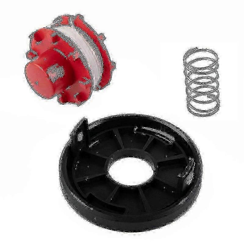 3pcs/set for compatible garden power tool trimmer spool line spool cap cover spring spare parts