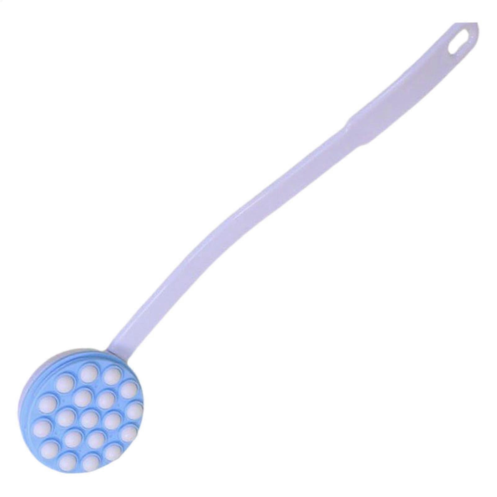 Back Lotion Applicator Shower Brush with Long Handle, Ergonomic Design, Portable for Home and Travel, Multifunctional Body Massager