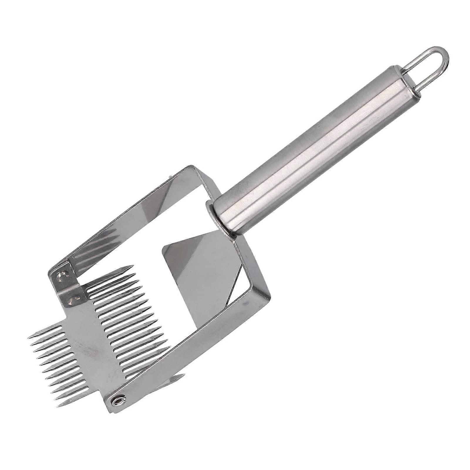 Uncapping fork, uncapping fork, doubleheaded beekeeping tool, stainless steel hive scraper, beekeeping equipment, durable and lightweight design.