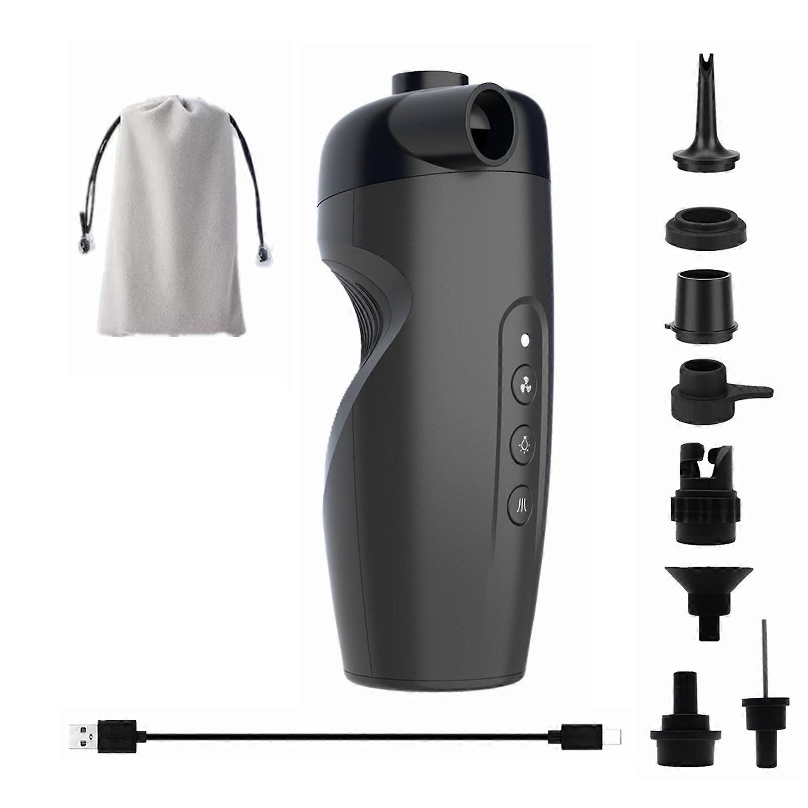 Electric Pump USB Powered Air Inflator Double Function Fit for Water Sports Equipment Fast Inflation and Deflation Needs Multicolor