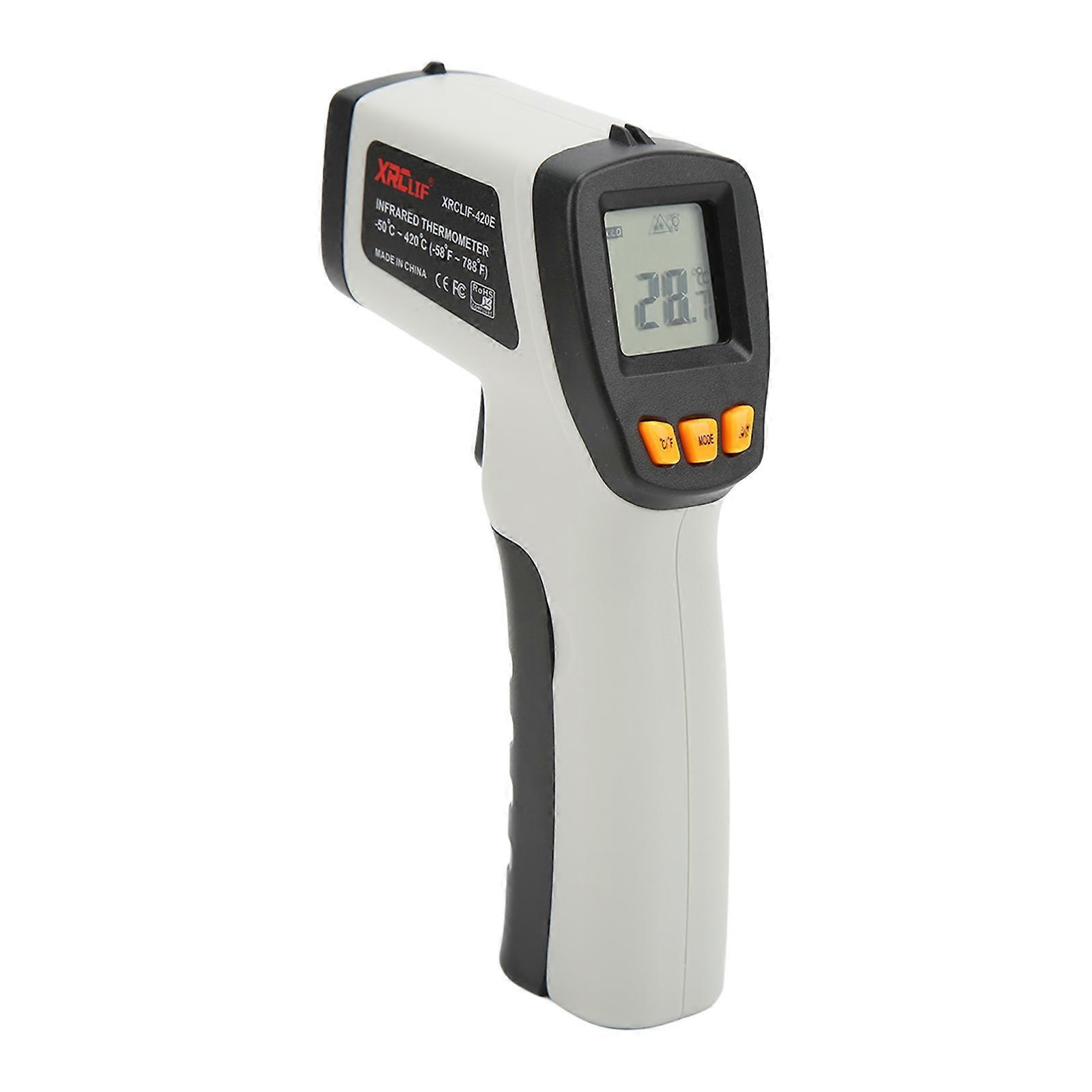 XRCLIF‑420E Digital Infrared Thermometer Non Contact Thermometer High Accuracy Temperature Measurement Tool