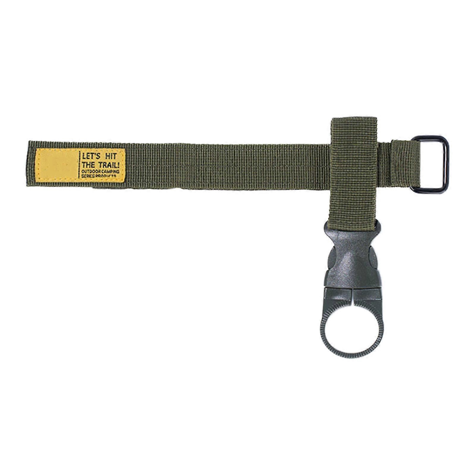 Glove Holder for Belt Clip, Rope Storage Hook, Multifunction Storage Buckle for Water Bottles, Army Green