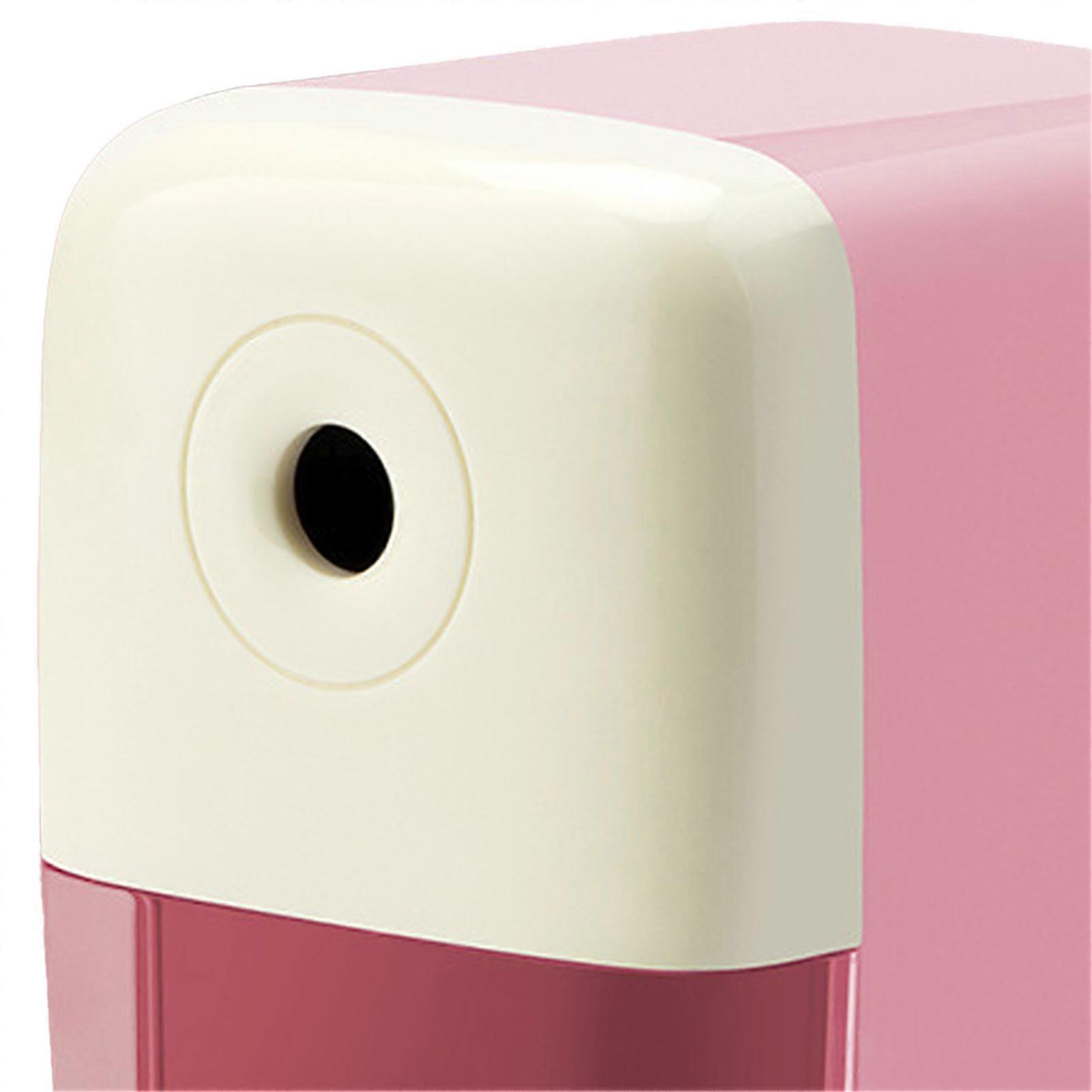 Hand Crank Pencil Sharpener 5 Speed Adjustable Effort Saving Manual Sketch Pencil Sharpener for Students Office Family Roseate