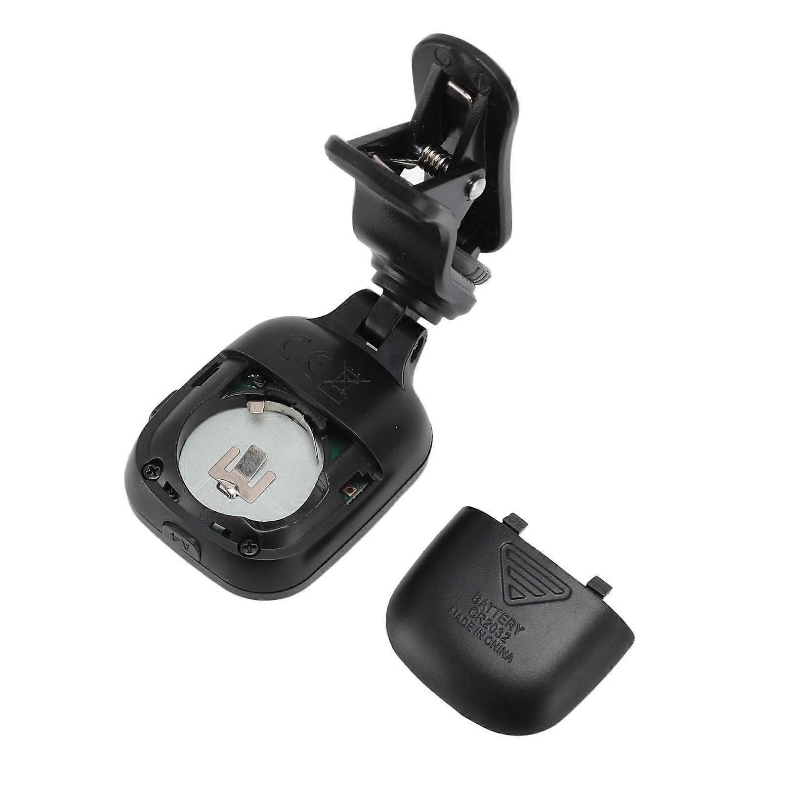 Clip On Guitar Tuner Black LCD Display A0 to C8 430 to 450Hz A4 Vibrating Sensor Violin Tuner for Bass Ukulele