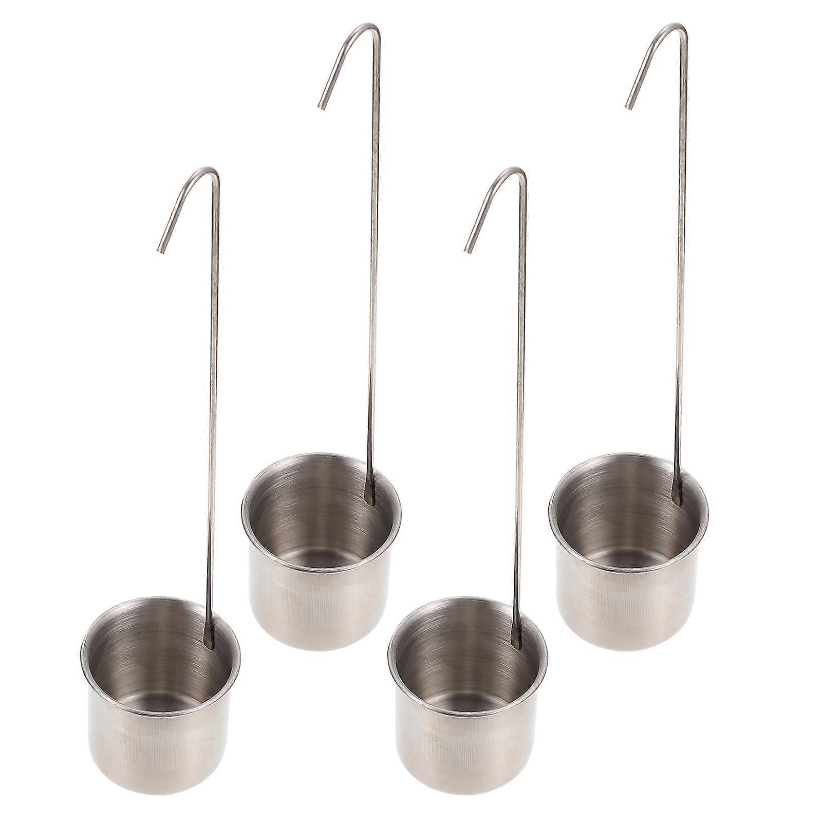 Ladle Stainless Steel Scoop .2x5.8cm Non-rusting Quantitative Use 1Pack