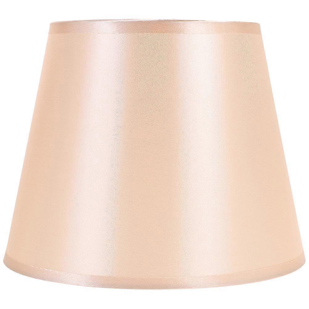 Bedside Lampshade E27 Base For Study Golden 26X17X17CM Fabric Light Diffusion 1Set