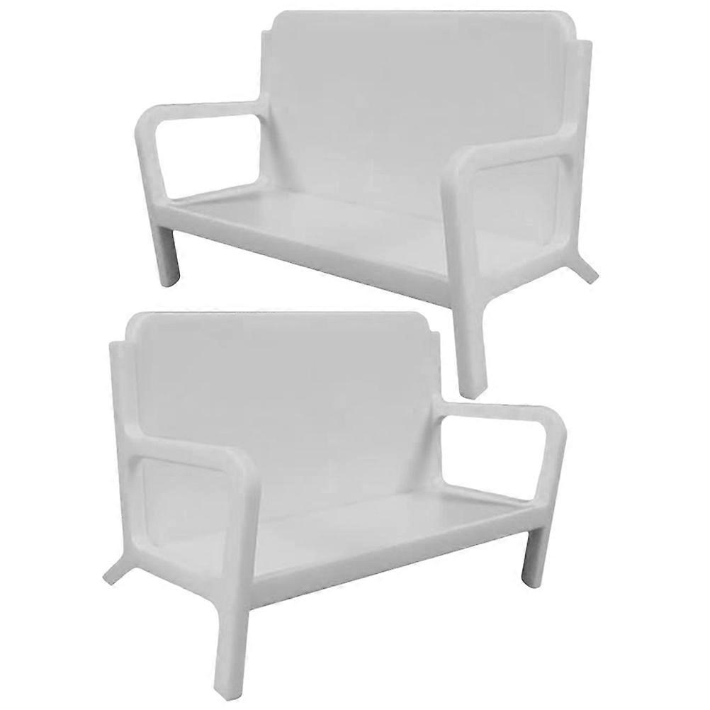2Pcs Sofa Shape Card Holder Business Card Display Stand Business Card Holder for Office Desk