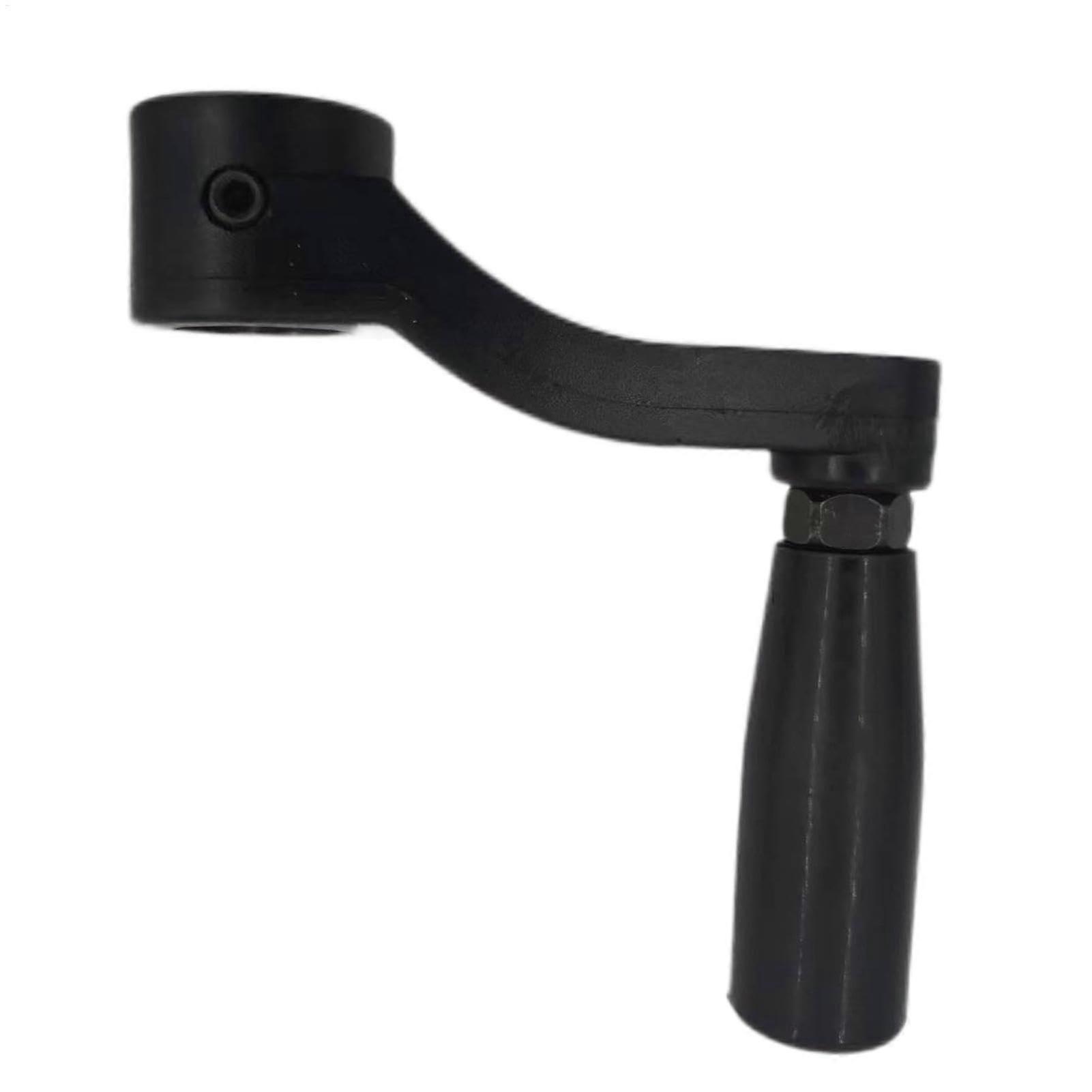 Crank Handle Tool - Replacement Crank Lever for Machine Tools, 12mm and 14mm Bolt Attachment, Rotating Shank Handle