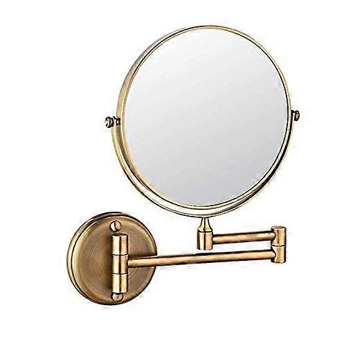 Makeup mirror, 20.3 cm, doublesided swivel wall mirror, extendable, 3x/1x magnification (3)