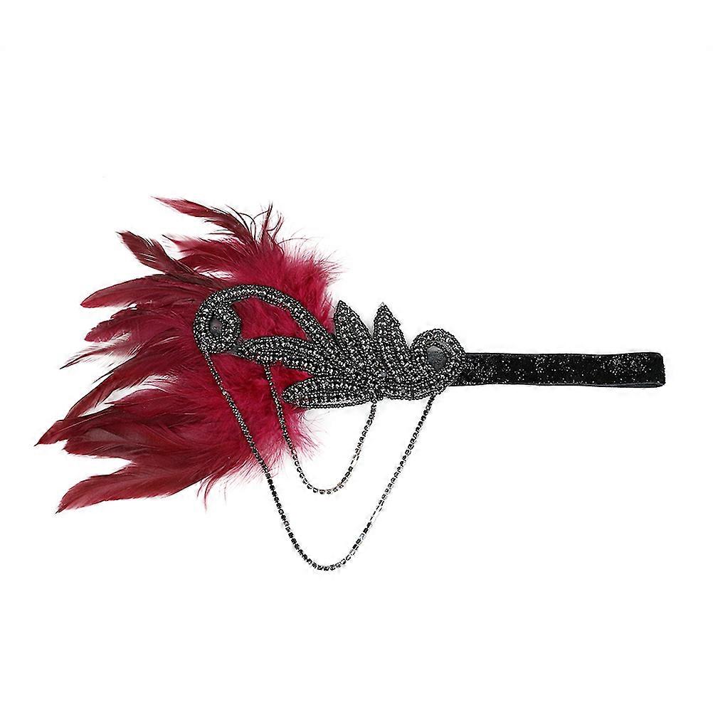 Hair Bands European Style Rhinestone Headband Retro Stage Performance Accessory Dancing Party Travel 1Pc