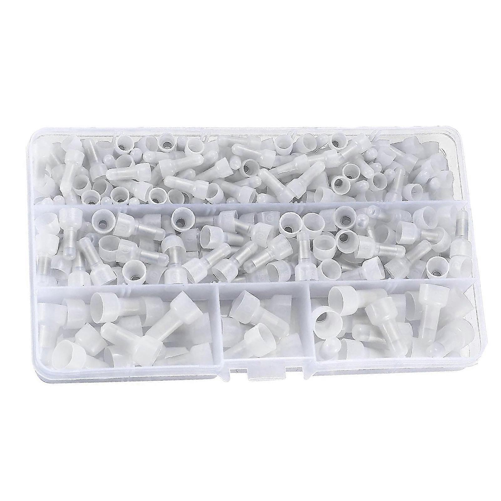 Closed End Crimps Connector with Nylon Insulation Industrial Equipment Maintenance for Safe & Efficient Wire Connection Multicolor