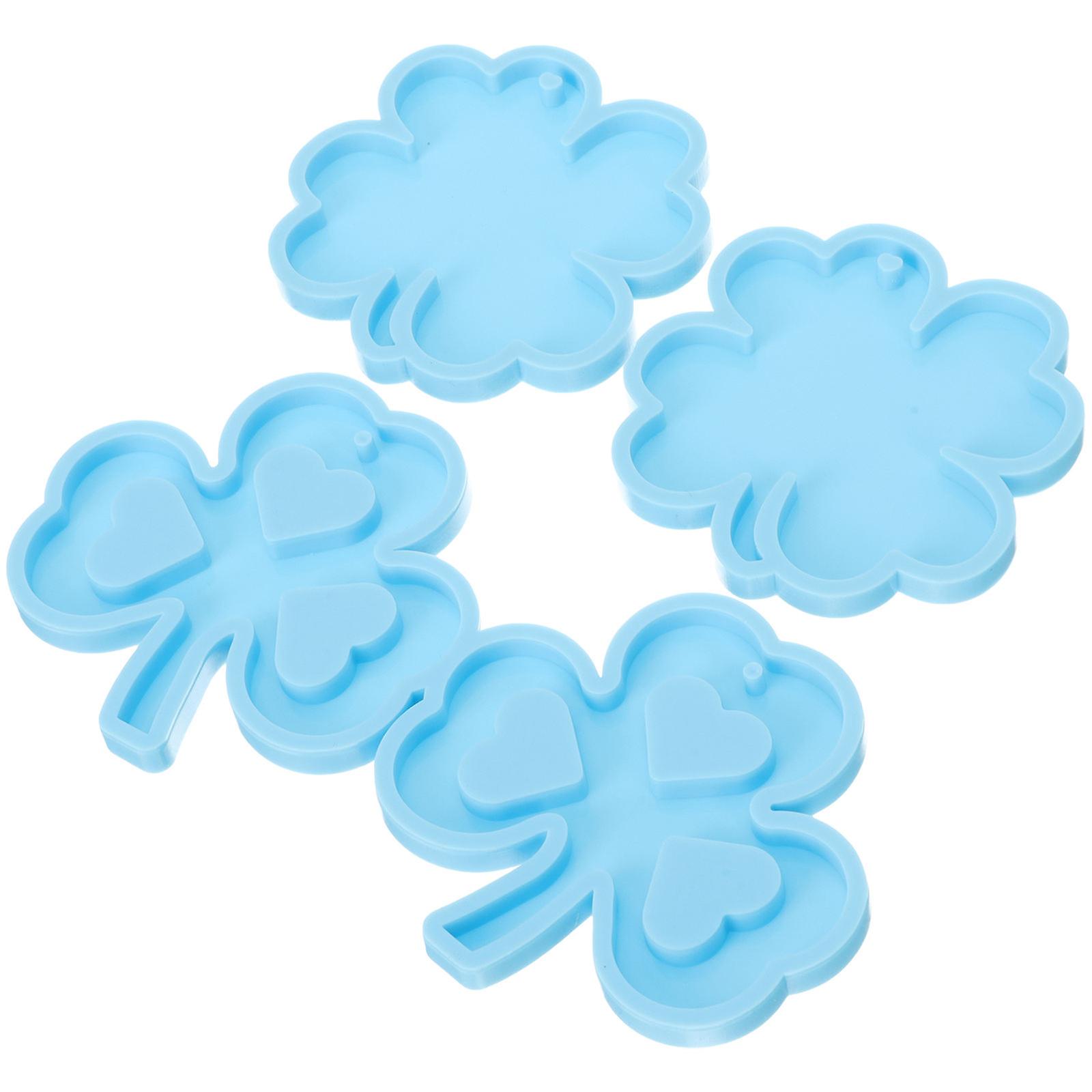 3pcs Silicone Shape Key Ring Mold for DIY Epoxy Resin Projects Handmade Jewelry Craft