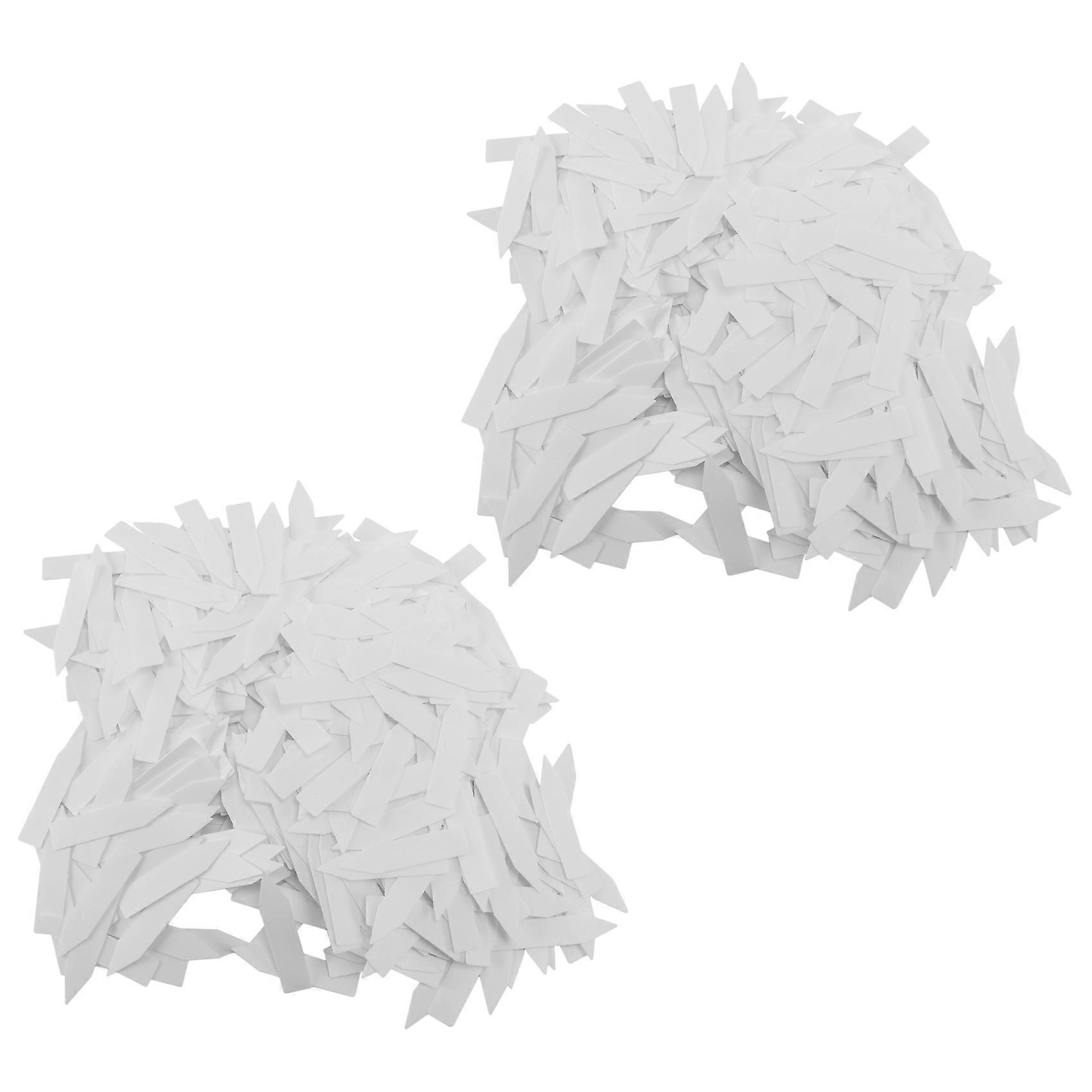 1000 Pcs Reusable Pvc Plant Tag Label Tree Fruit Seedling Garden Flowerpot Plastic Label Sign Sortin