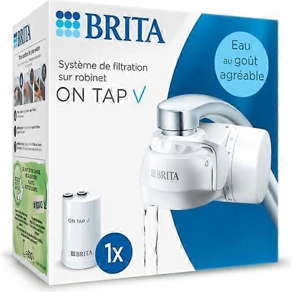 BRITA water filter system - ON TAP - Up to 4 months filtered water - 3 usage modes - 5 adapters included White