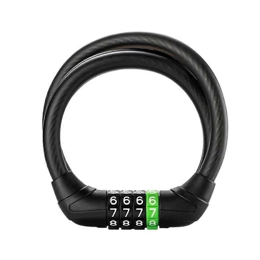 Bicycle lock Steel cable Combination Keyless Adjustable Outdoor Cycling Travel