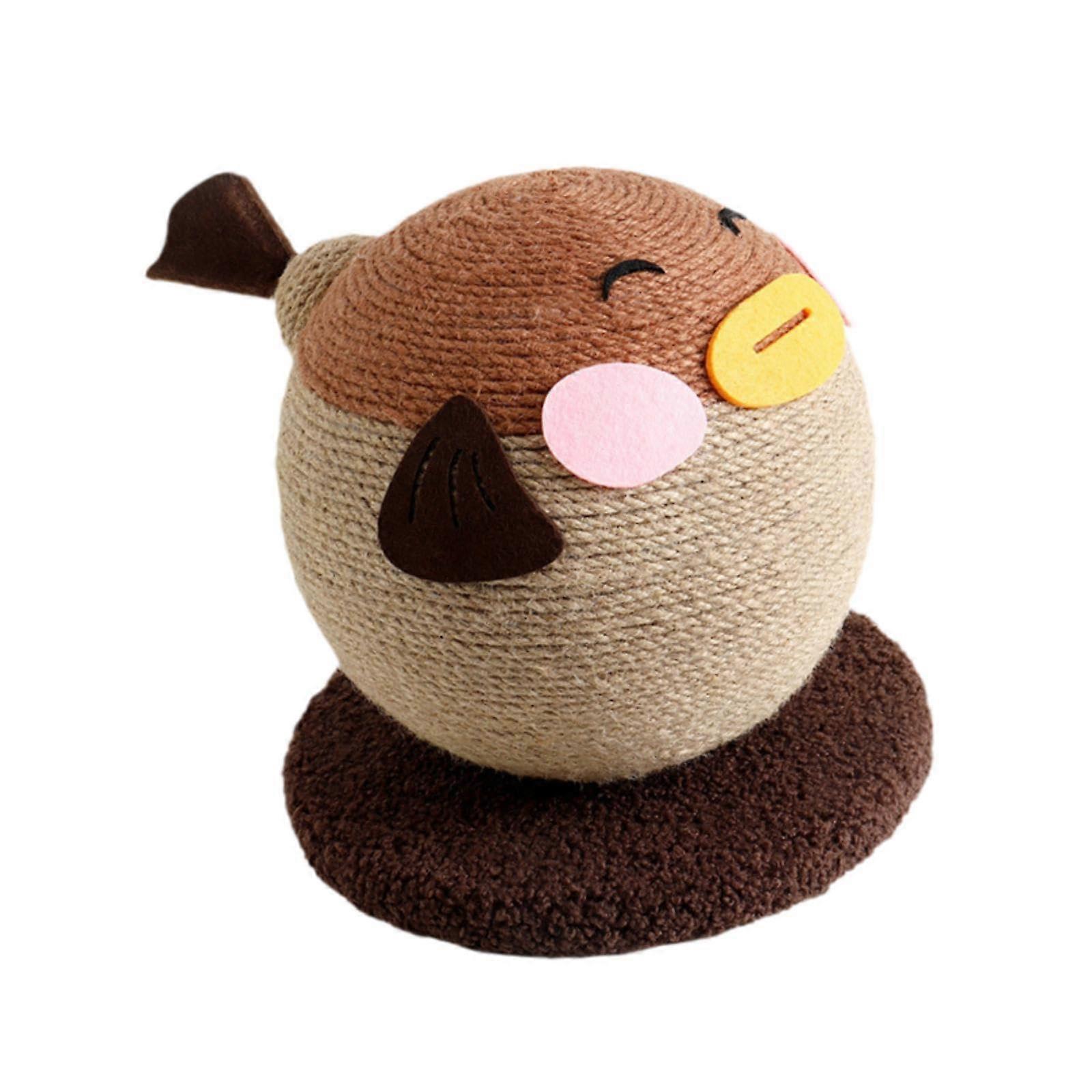Cat Scratching Post Cat Claws Sharpening Play Decoration Stylish Cute Gift Furniture Protect Pet Interactive Toy, Coffee