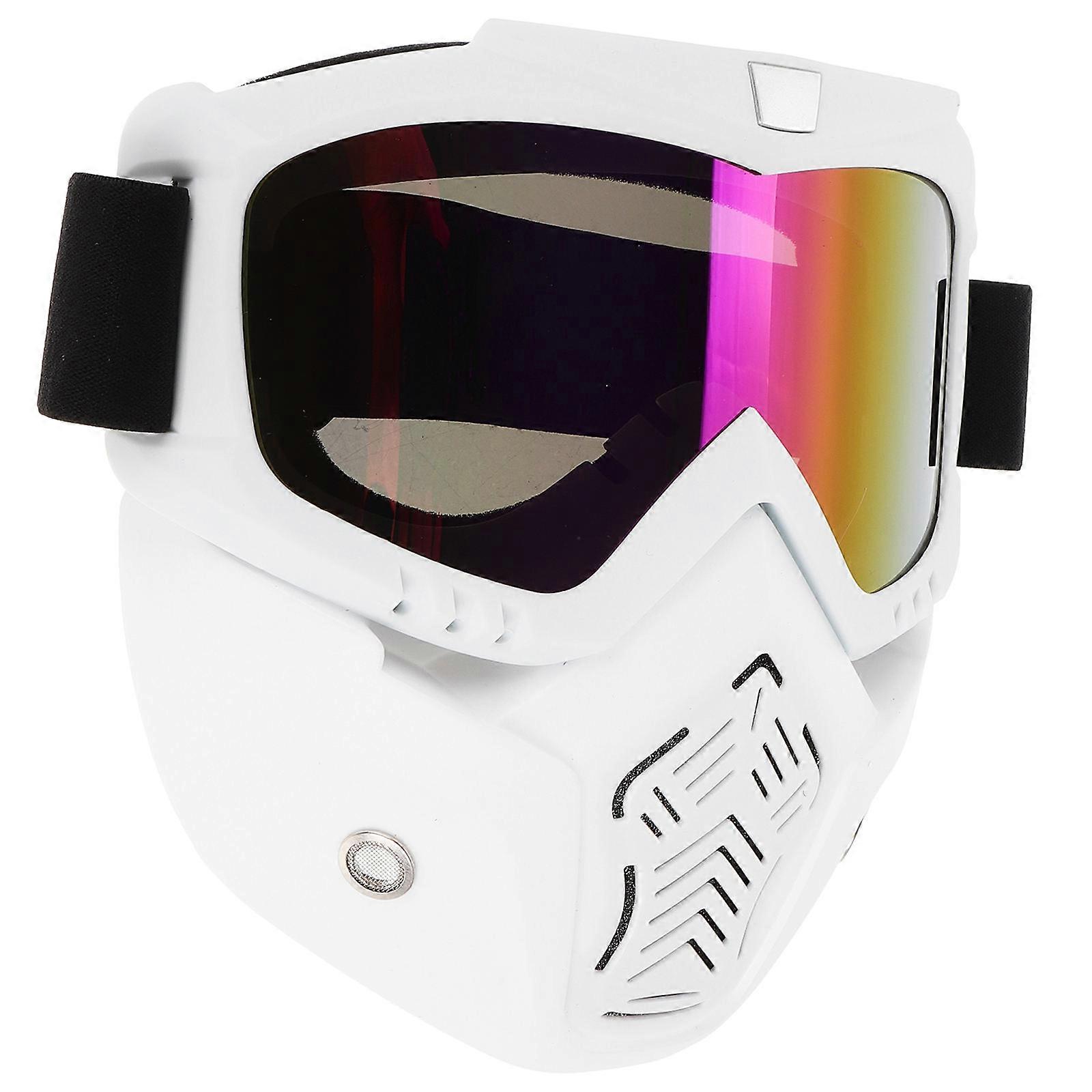 Multifunctional Design Motorcycle Goggles Face Cover Suitable For Cycling Skiing 1Pack