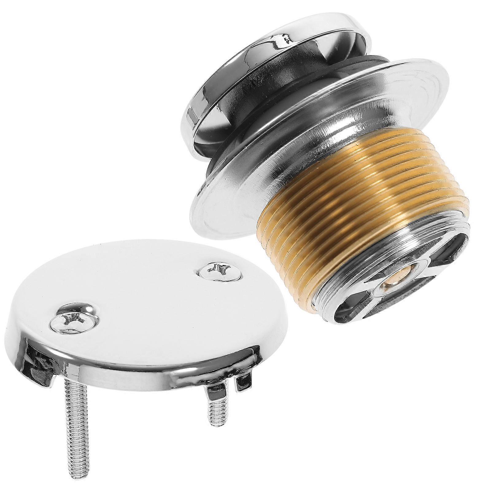 Bathtub Drain Trim Kit Durable Overflow Faceplate Plug Easy Installation Leak Prevention Water Conservation Bathroom Accessory