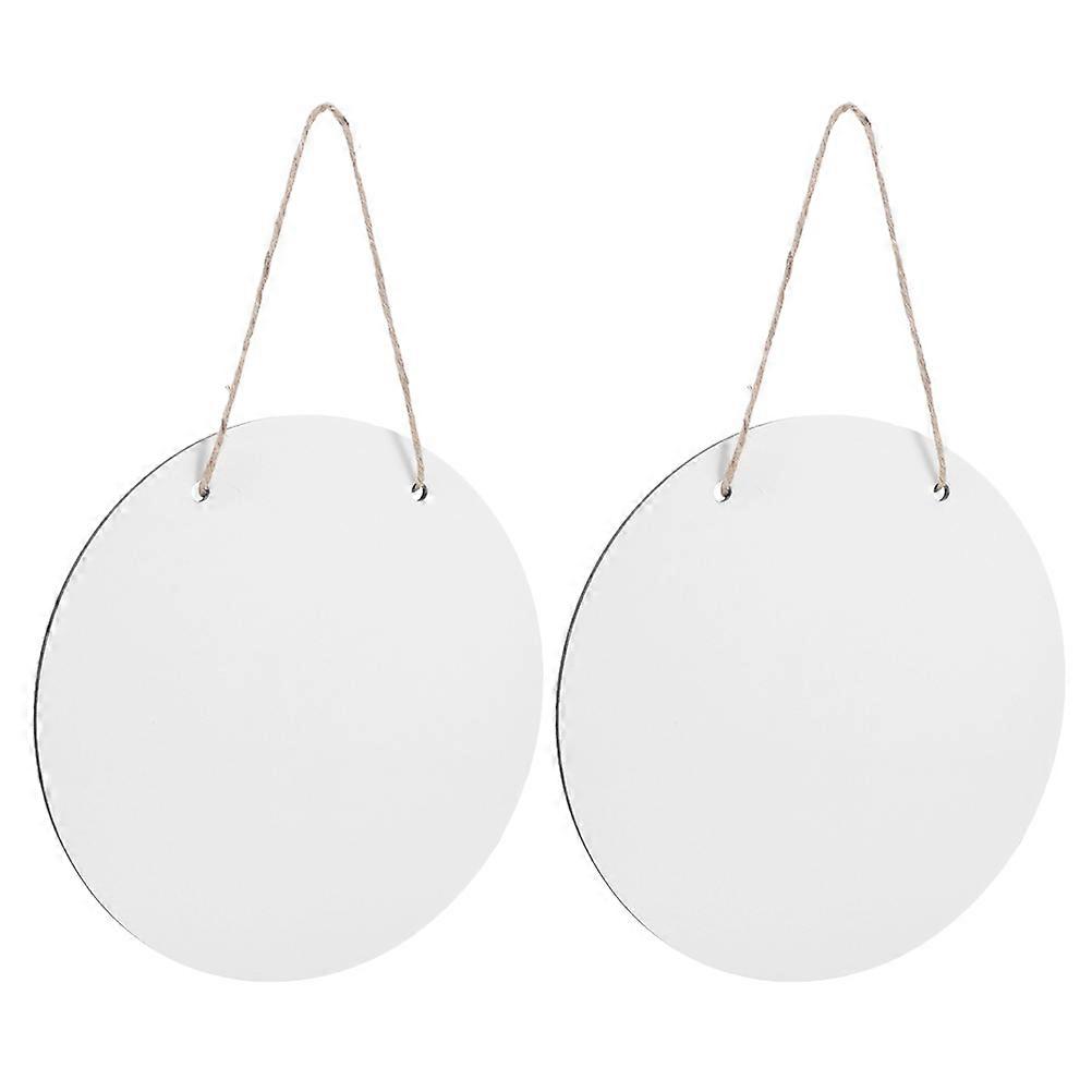 DIY Sublimation Door Hanger Blanks for Home Use, Unique Design, Density Board, White, 2pcs