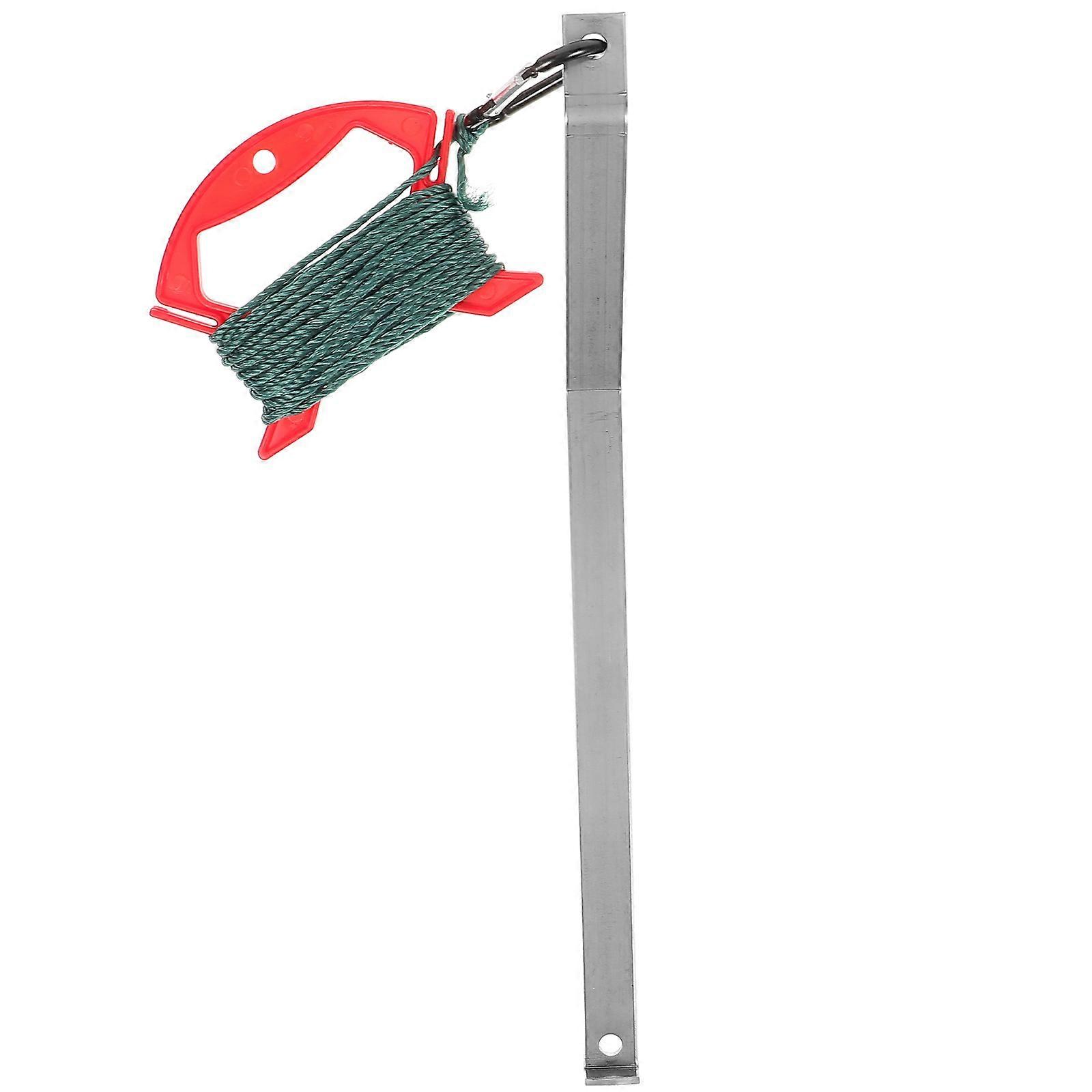 Fishing Netting Stick Ice Fishing Net Foldable Style Rope Material Catching Crawfish 1 Set