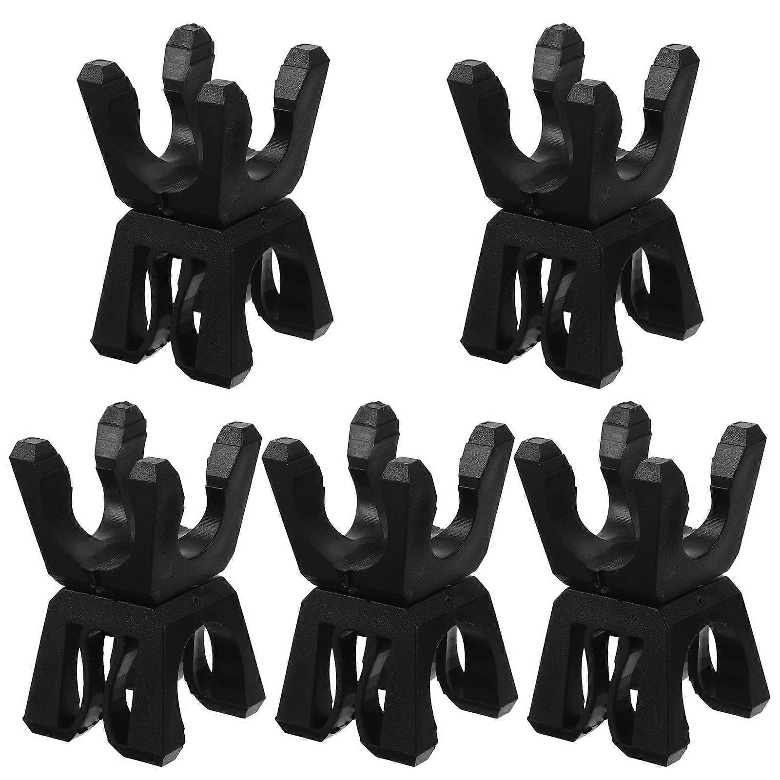 5pcs Soccer Training Pole Clips with Swivel Buckle Durable Agility Pole Connectors for Football, Basketball, and Sports Field Skill Practice
