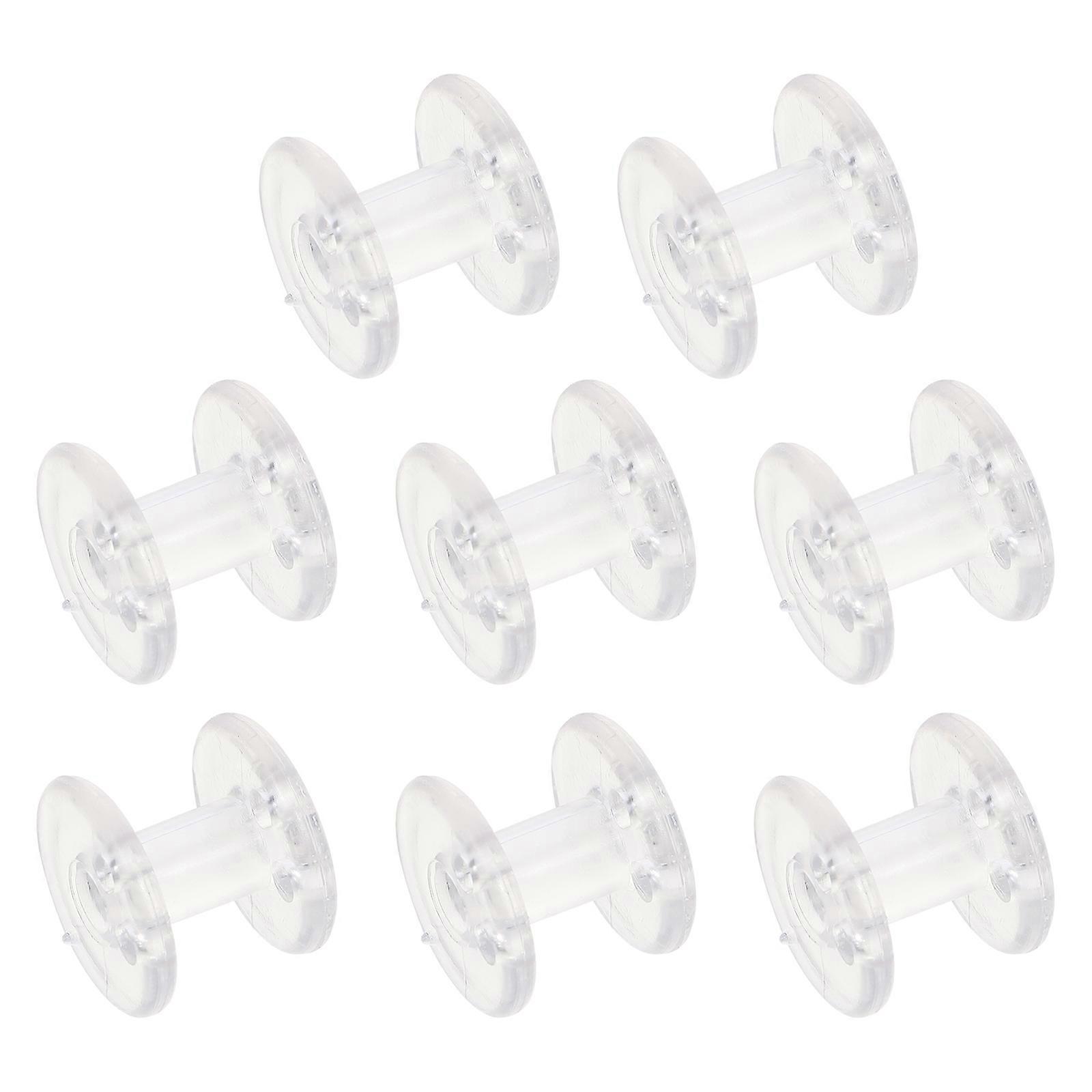 Pleated Shade Blind Tensioner Hold Down Spools for Window Covering Hardware Transparent POM 8pcs