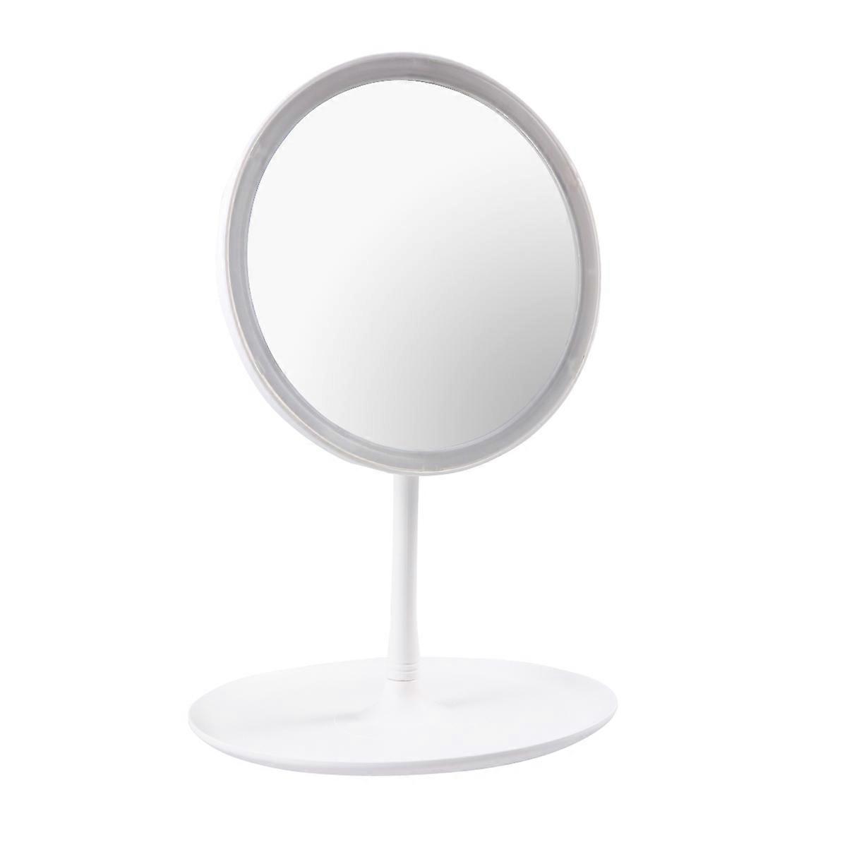 Rechargeable LED Makeup Mirror With 3 Light Modes For Daily Use In White Color 1Pcs