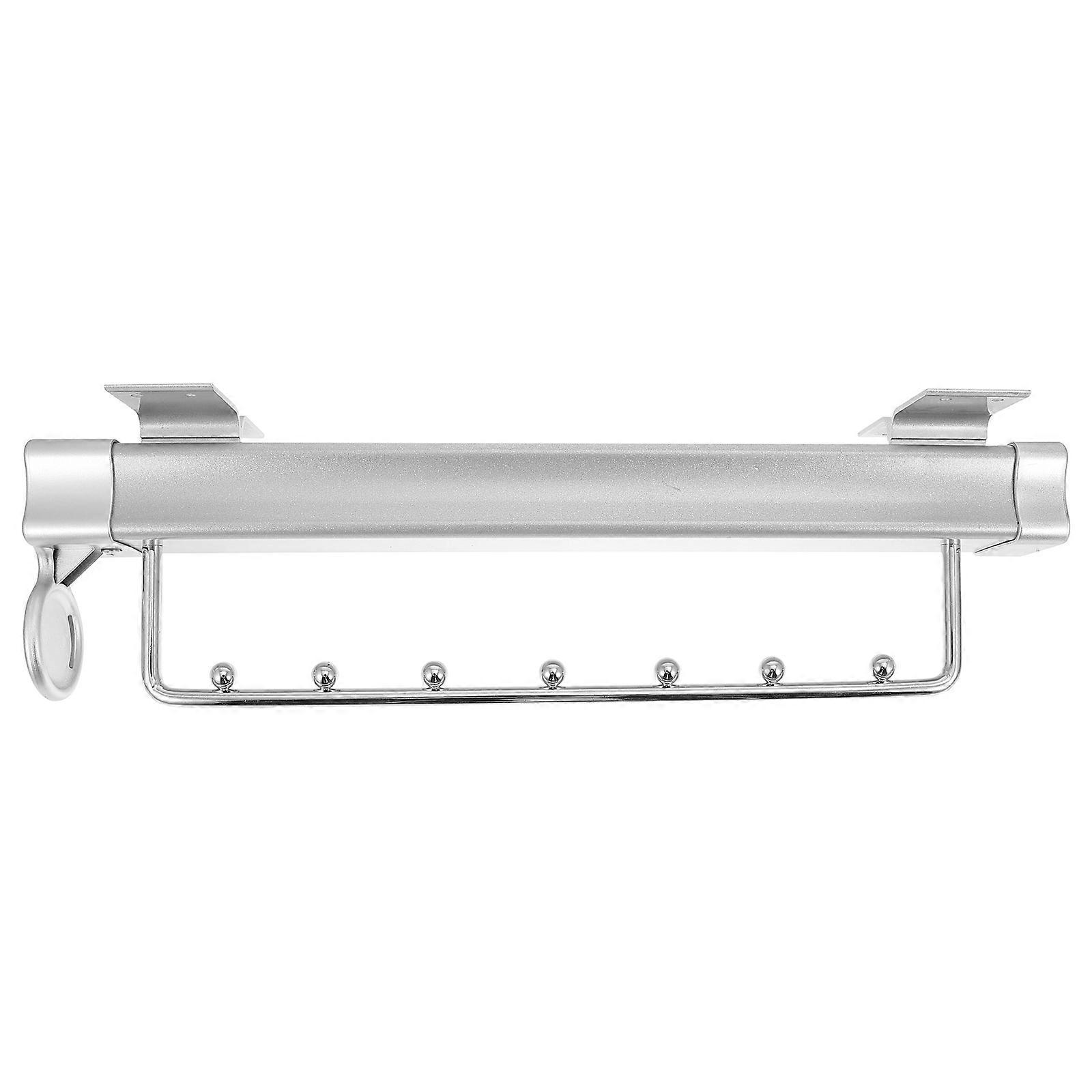 Rectangular Pull Out Pants Rack Organizer Ideal For Closet Storage Solution 1Pack