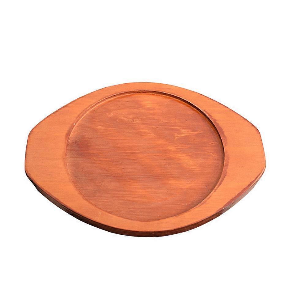Brown Heatresistant Pot Holder for Home Use with Antislip Function and Smooth Surface 7.9 Inches