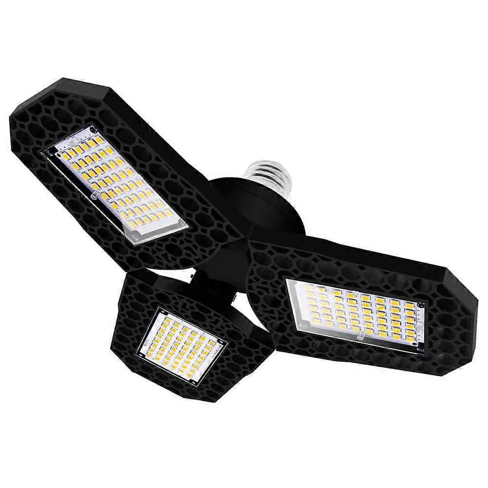 Garage Light Led Deformation High Bay Ceiling Light 40W White E27 Connection 1Set
