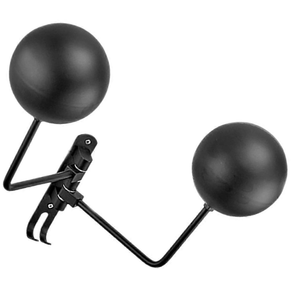 Double Wall Mount Rack for Hats Wigs Space Saving Design Easy Installation Motorcycle Gear Storage