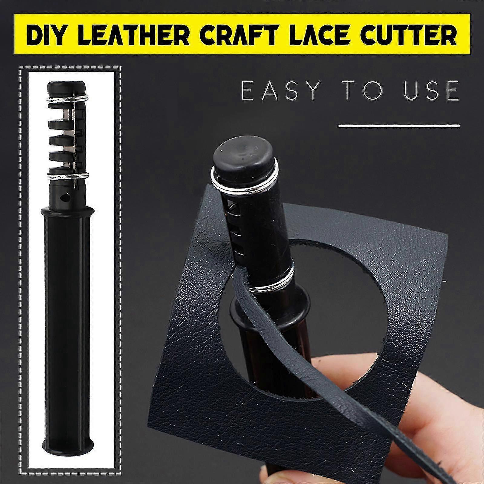 Diy Leather Craft Lacing Lace Cord Maker Design Strip Cutter Tool With 3 Blades