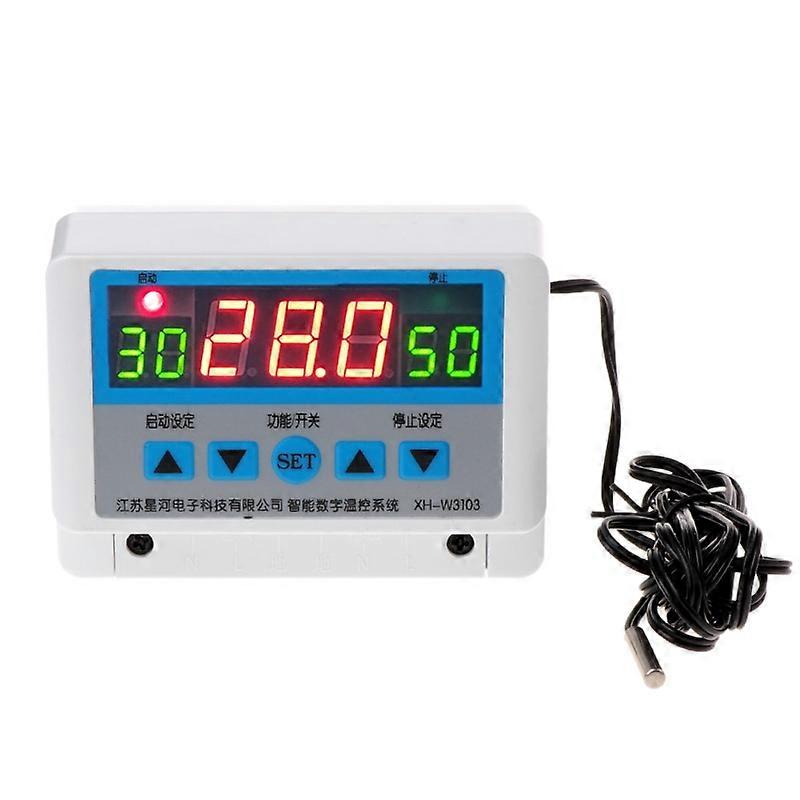 XH-W3103 AC 220V Max 6600W Digital Thermostat 30A Temperature Switch Controller