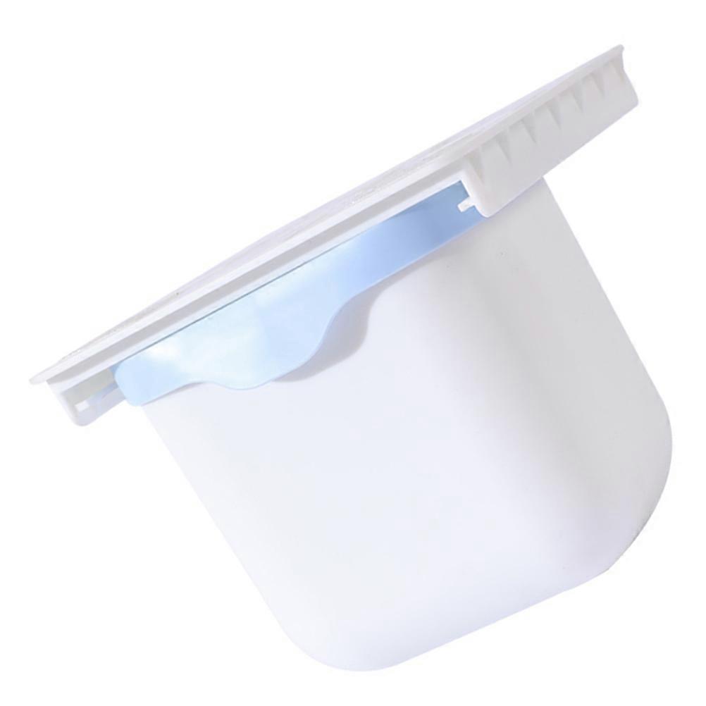 Rectangular Table Bin With Lid Plastic Trash Holding Solution For Homeowners Suitable For Dormitory Use 1Pcs