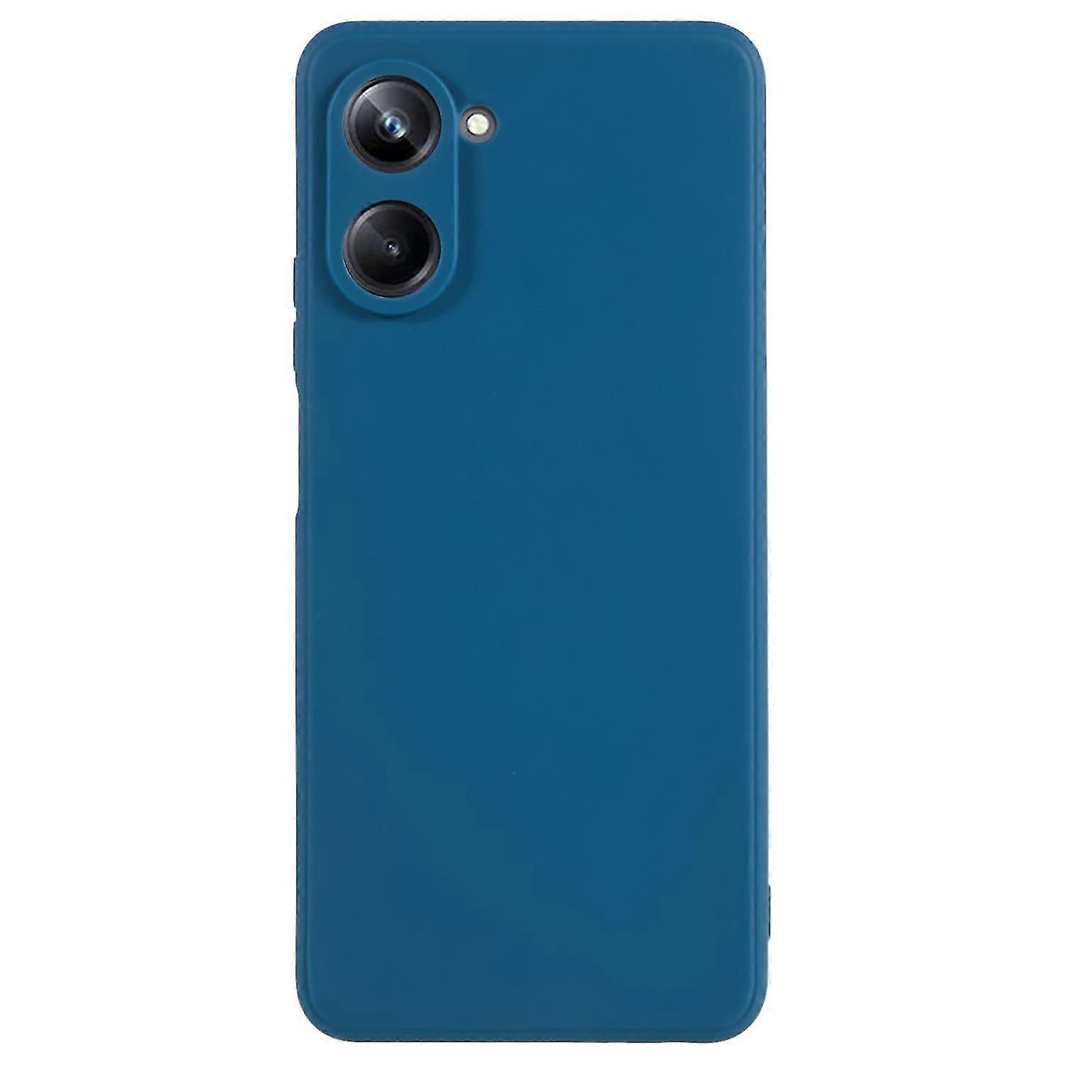 For Realme 10 4G Straight Edge Soft TPU Phone Case Lens Precise Cutout Candy Color Protective Cover
