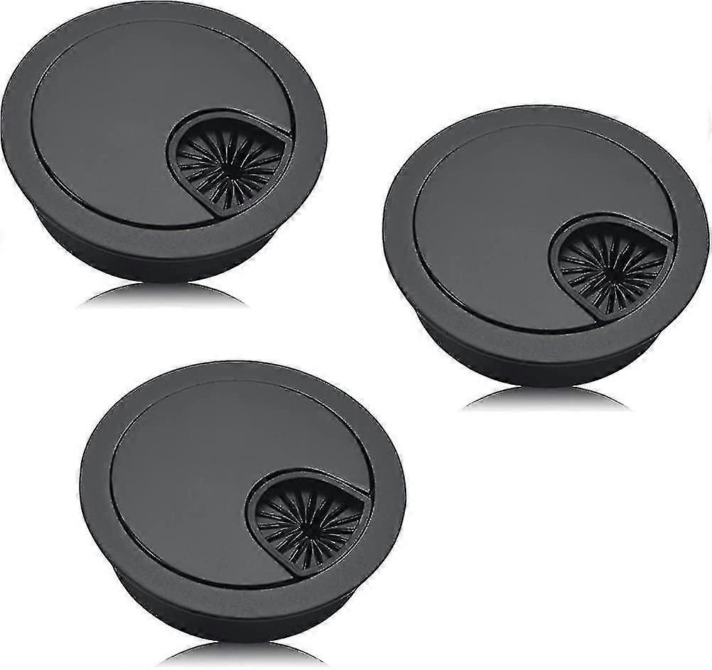 50 מ"מ מחשב Grommet, 3pcs כבל מתכת Grommet, שולחן Grommet מתנה