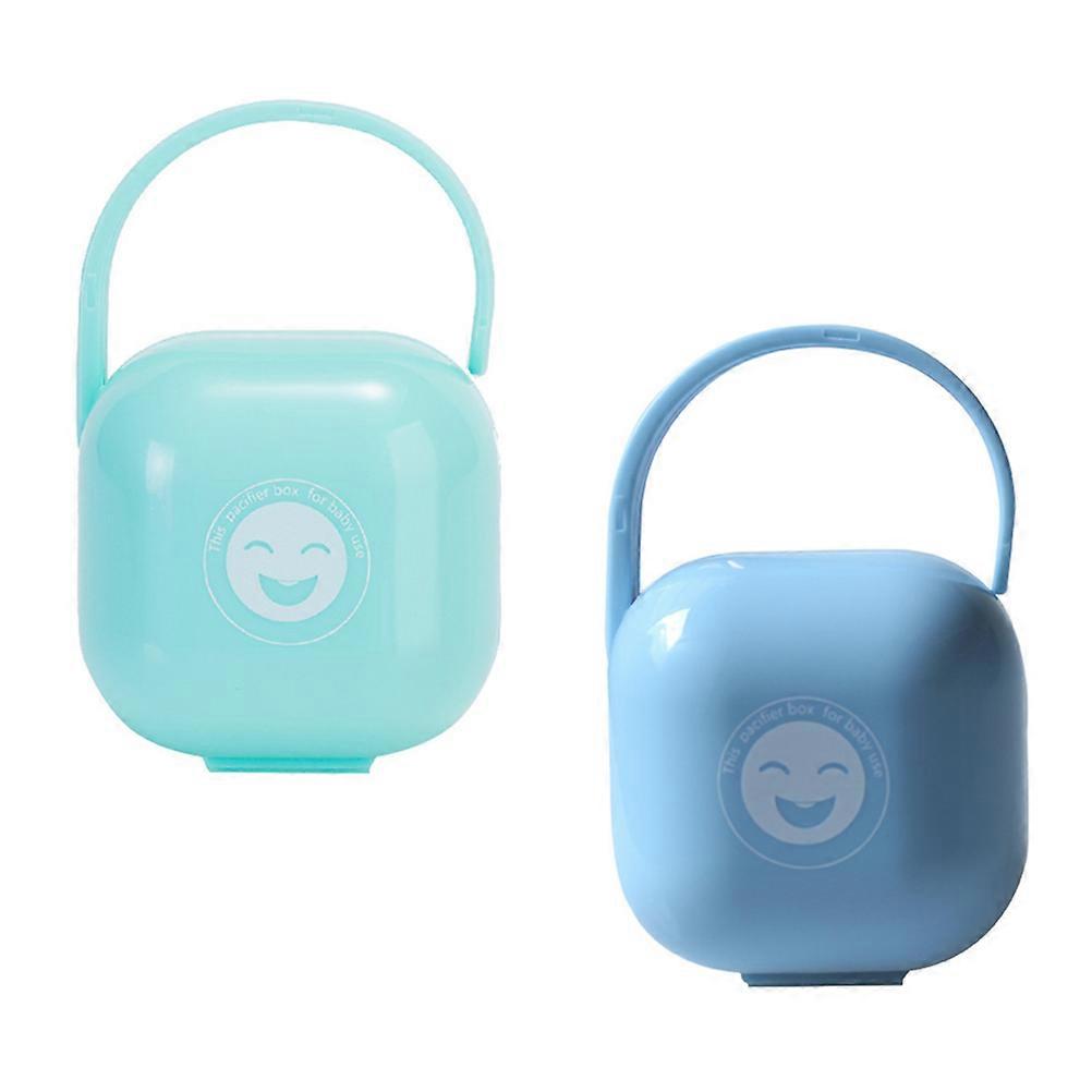 Portable Pacifier Holder Case   2pcs Box Set, Dustproof, Drop Resistant, Safe Material, Smooth Edges, Easy Access