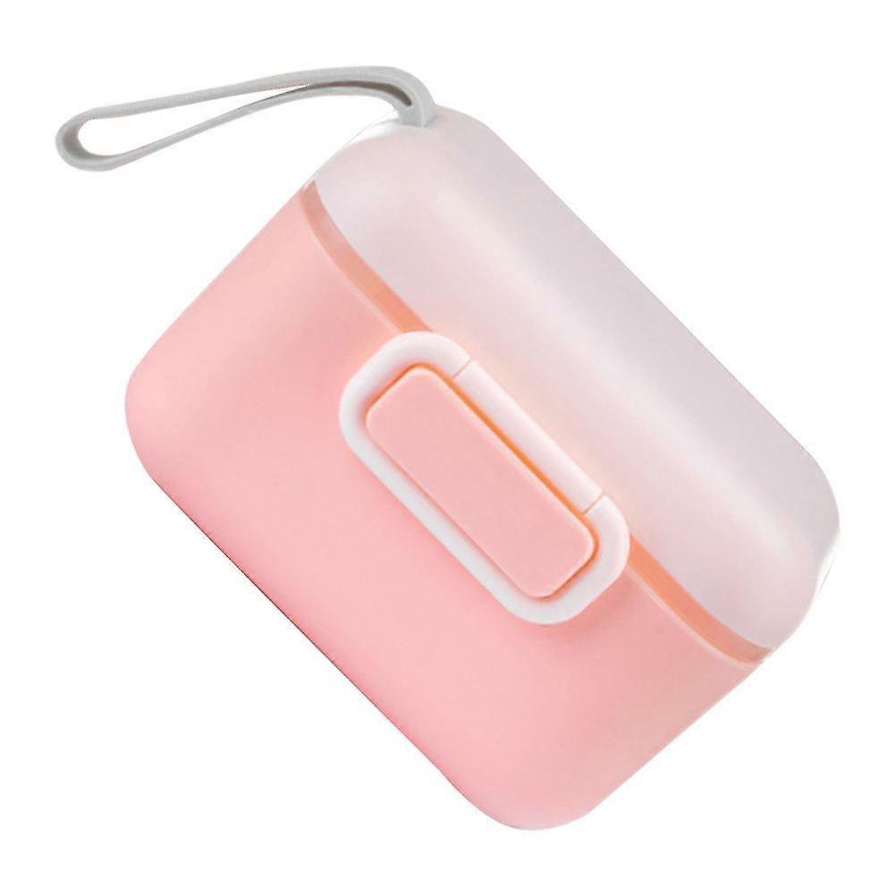 Portable Milk Powder Dispenser with Scoop – Travel Food Container for Formula & Snacks, Compact & Convenient Storage, Random Color