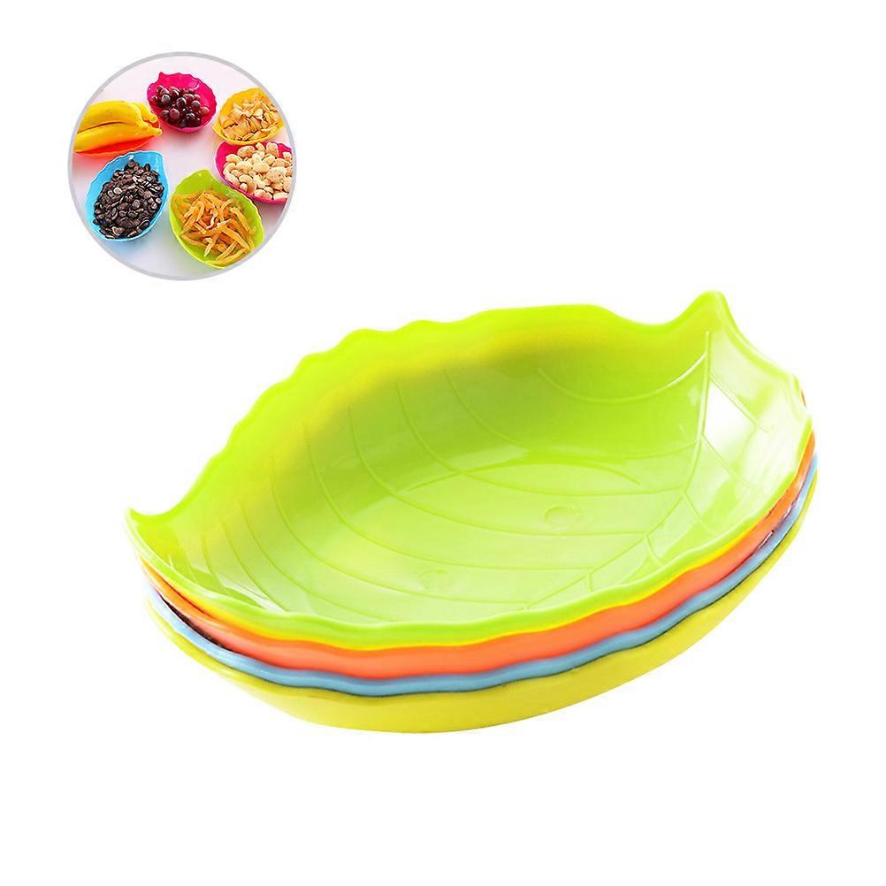 Leaf Fruit Bowl for Kitchen Use 10Pcs Decorative Simulated Leaves Assorted Color