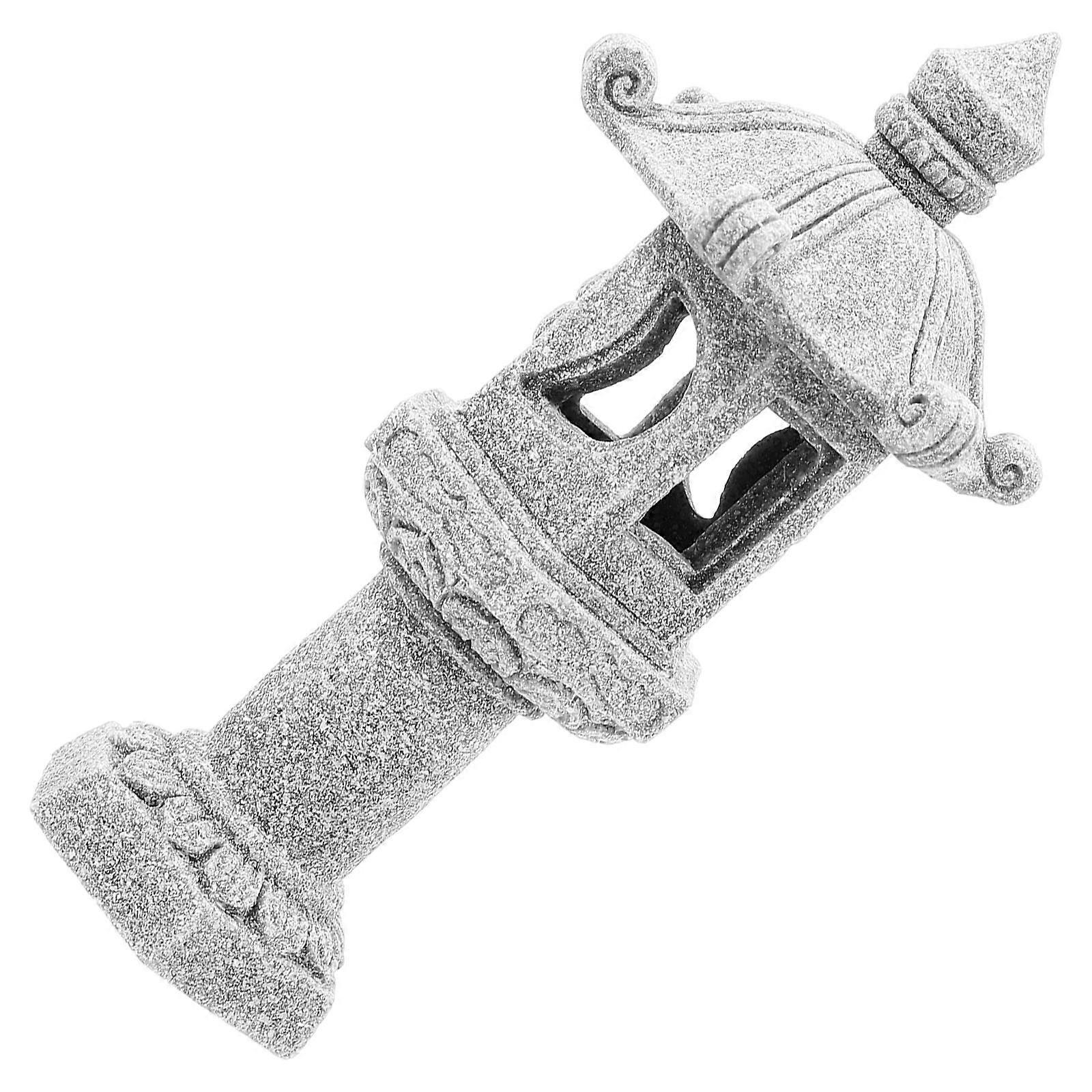 Durable Stone Decor for Decoration Dark Grey High Simulation Micro Landscape Bonsai 4.5