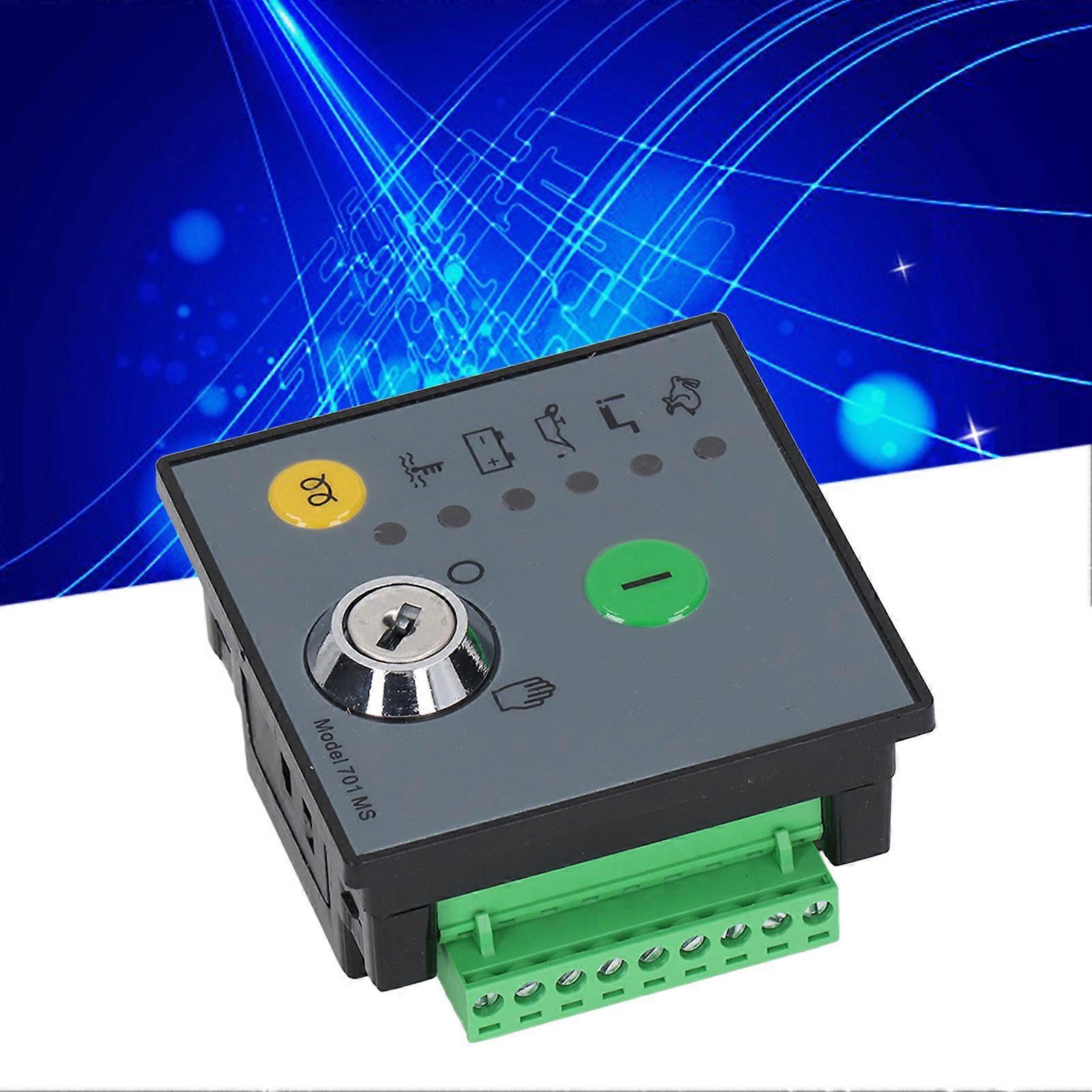 Generator Starting Module Compact Low Noise Robust Structure LED Manual Genset Start Control Key Panel 