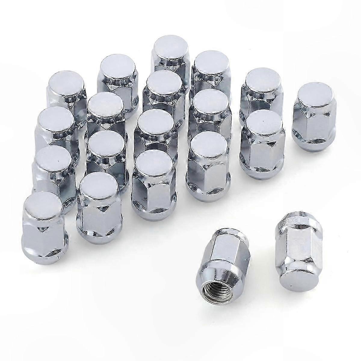 Chrome Acorn Lug Nuts with M12x1.5 Thread Size for Wheel Applications