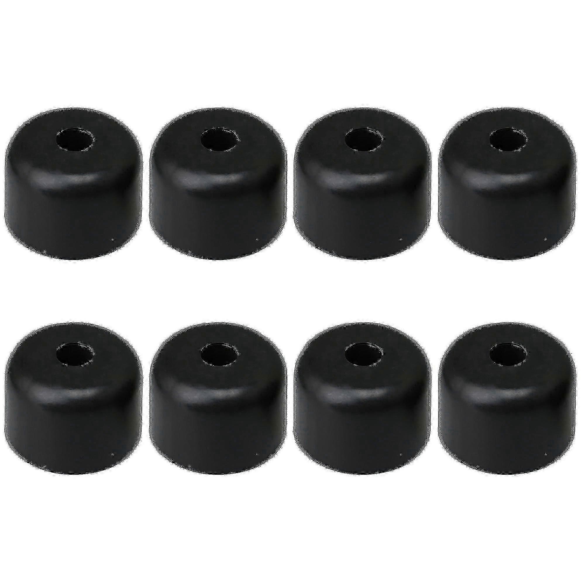 8PCS 50mmの黒いプラスチック家具の脚、ソファチェアテーブル(ruipei)のためのユニバーサルフィット