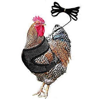 2025 Adjustable Chicken Harness With Leash- Comfortable Hen Vest Breathable Mesh