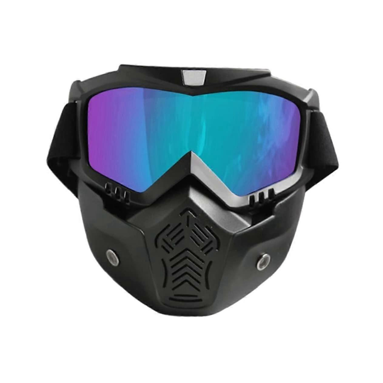 Lens for motorcycle helmet, broom holder, helmet goggles, motor goggles, face mask, removable lenses M As Shown